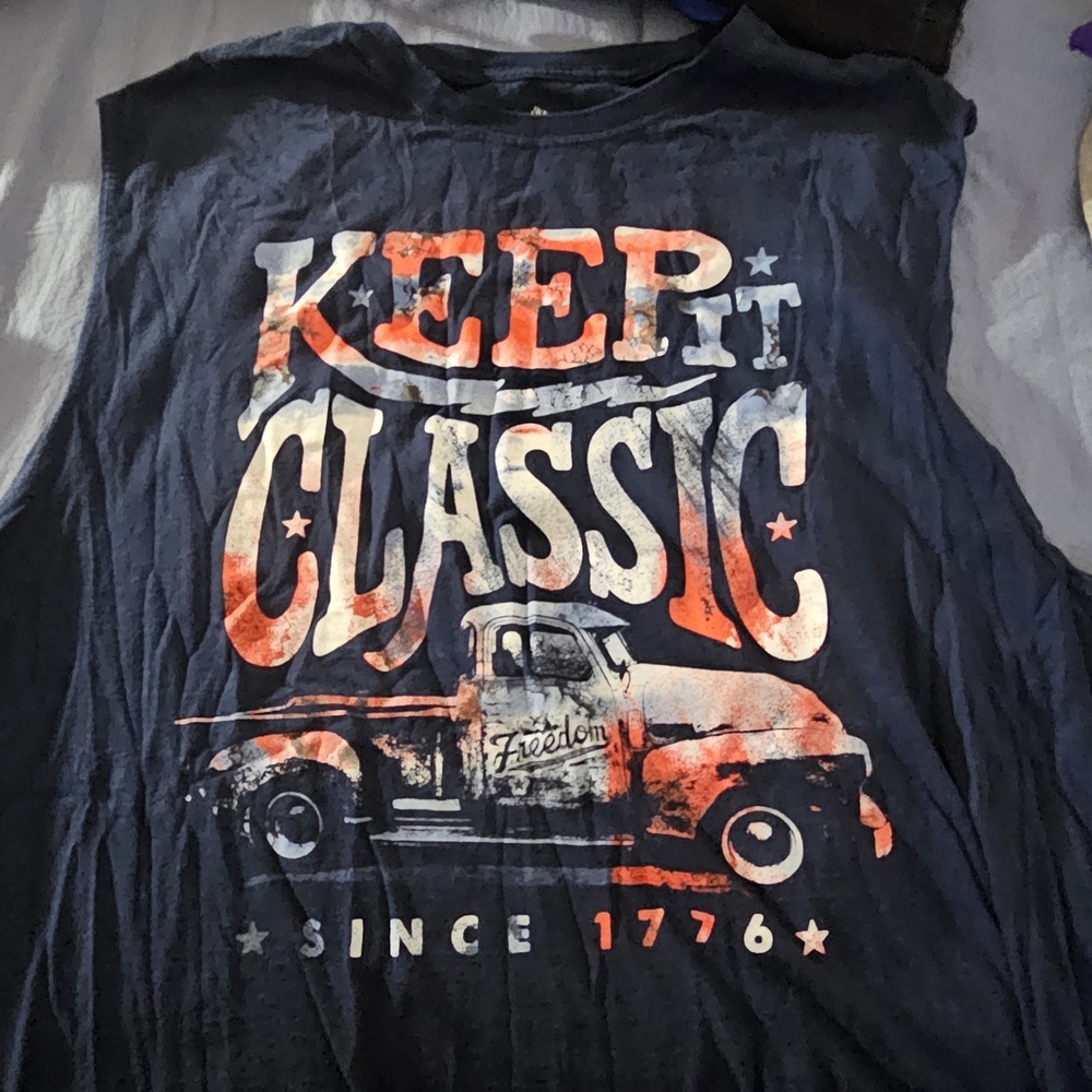 Keep It Classic Graphic Tank Top